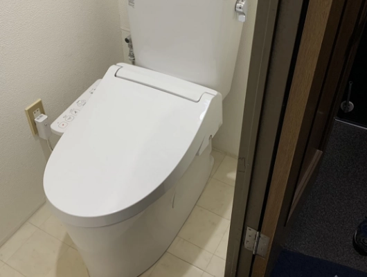 交換後のトイレ